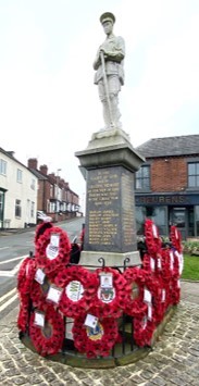 War Memorial at the Junction of Congleton Road and John Street